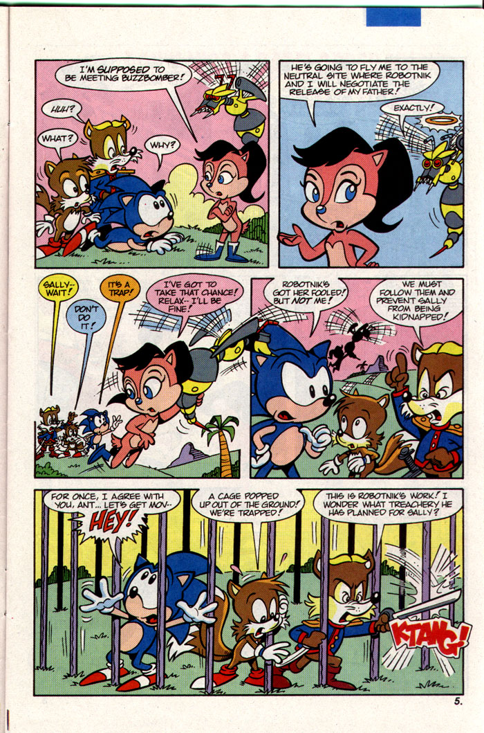Sonic - Archie Adventure Series March 1993 Page 5